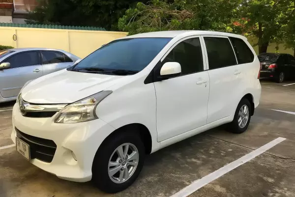 Toyota Avanza for rent in Thailand