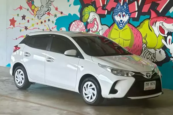 Toyota Yaris for rent in Thailand