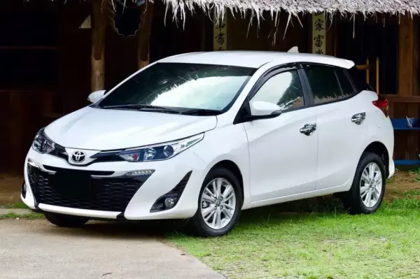 Toyota Yaris for rent in Thailand