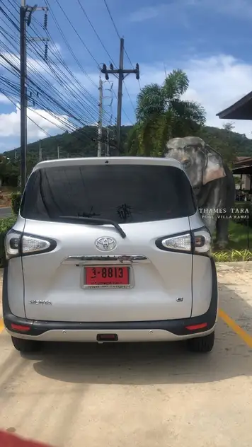 Toyota Sienta for rent in Krabi
