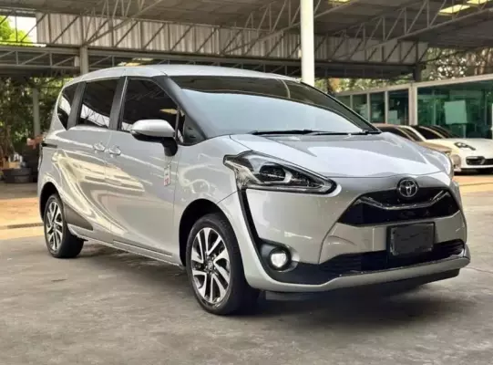 Toyota Sienta for rent in Thailand