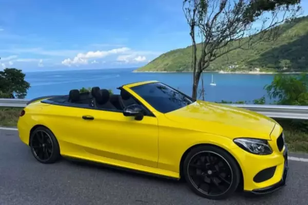 Mercedes C300 for rent in Thailand