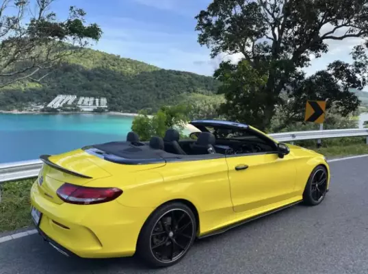 Mercedes C300 for rent in Thailand