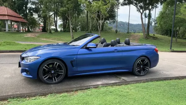BMW 420i ให้เช่า ที่แหลมพันวา