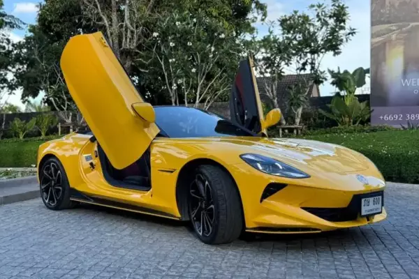 MG Cyberster for rent in Thailand