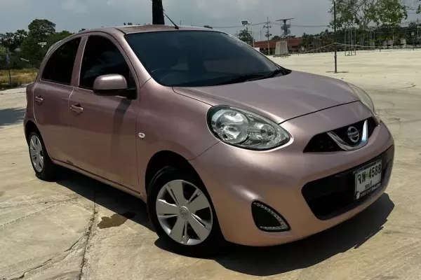 Nissan March for rent in Pattaya