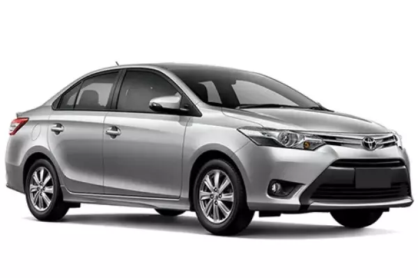 Toyota Vios for rent in Thailand
