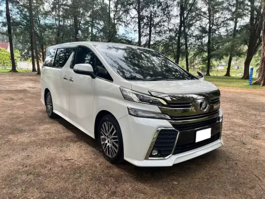 Toyota Vellfire for rent in Thailand