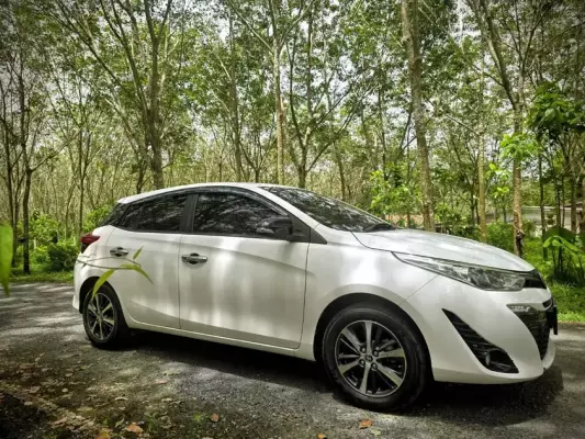 Toyota Yaris for rent in Thailand