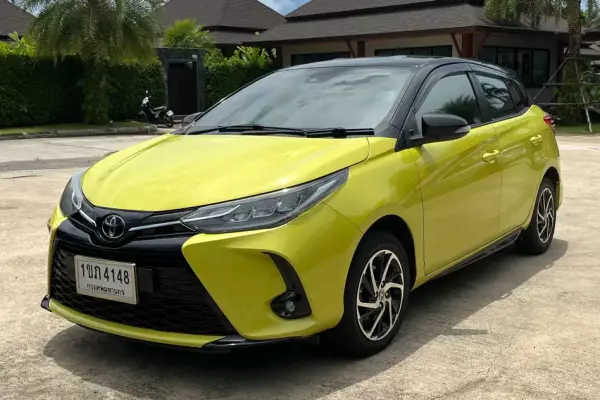 Toyota Yaris for rent in Thailand