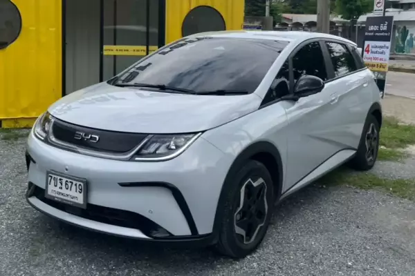 BYD Dolphin for rent in Thailand
