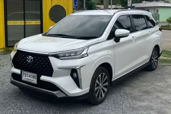 Toyota Veloz for rent in Thailand