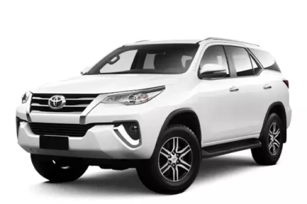 Toyota Fortuner for rent in Thailand