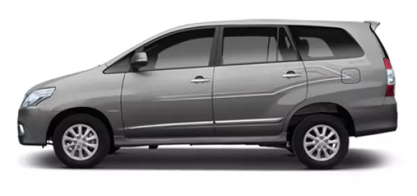 Toyota Innova for rent in Thailand