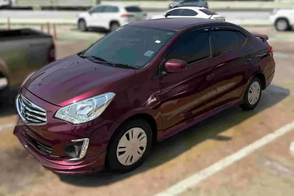 Mitsubishi Attrage for rent in Thailand