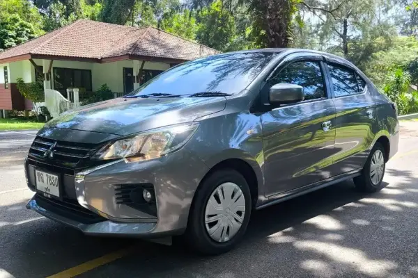 Mitsubishi Attrage for rent in Thailand