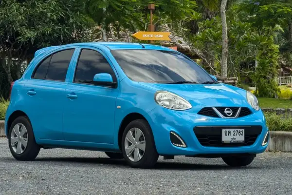 Nissan March for rent in Thailand