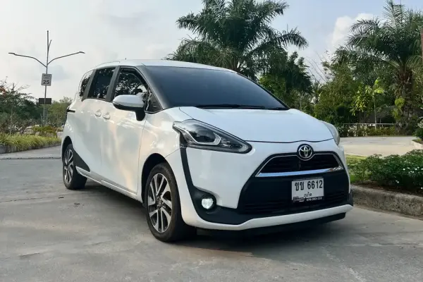 Toyota Sienta for rent in Thailand