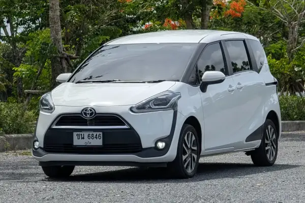 Toyota Sienta for rent in Thailand