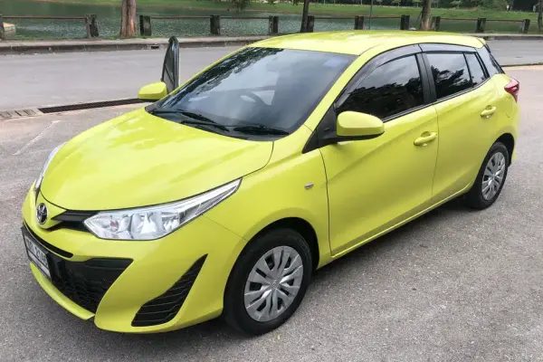 Toyota Yaris for rent in Thailand